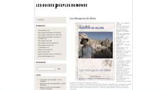 Desktop Screenshot of peuples-du-monde.com