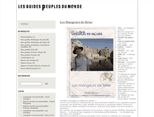 Tablet Screenshot of peuples-du-monde.com